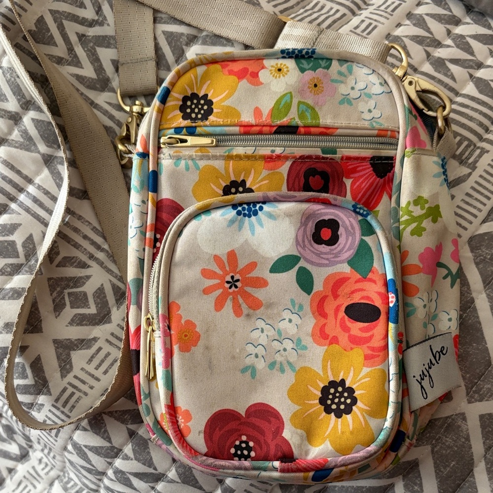 Ju-Ju-Be Colorful Floral Crossbody Bag